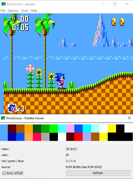 View topic - Questions about changing Sonic sprite in Master Tile  Converter. - Forums - SMS Power!