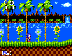 Sonic Genesis 1.03 beta6 Zone 1 Greenhill.png