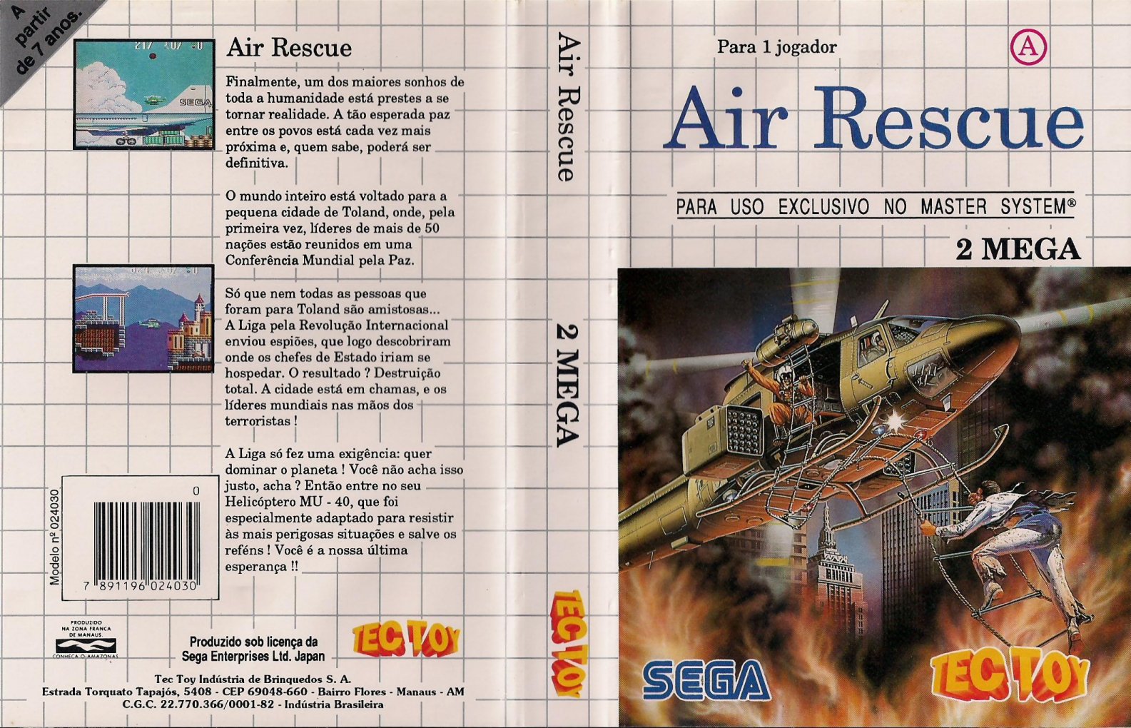 Air Rescue - Brazil All sides - Scans - SMS Power!