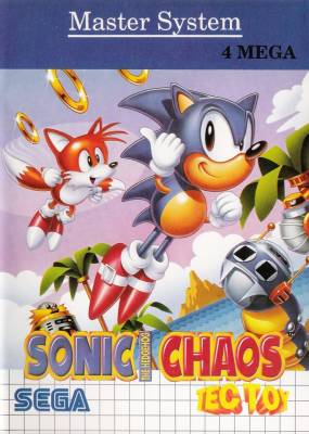 Sonic Chaos Full Cover II from the official artwork set for #SonicChaos on  the #Sega Game Gear and Master System. #S…