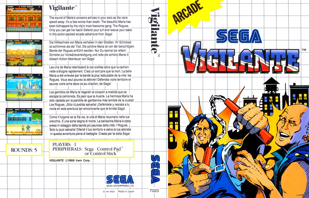Vigilante - Europe All sides - Scans - SMS Power!
